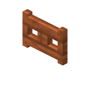 Acacia Fence Gate — representative authorized Minecraft asset