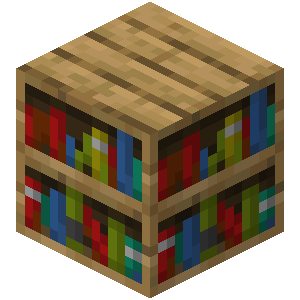 Bookshelf — representative authorized Minecraft asset