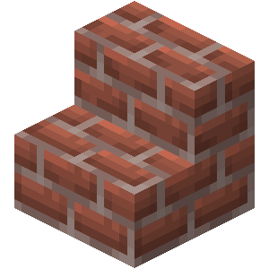 Brick Stairs — representative authorized Minecraft asset