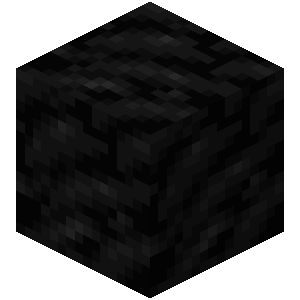 Block of Coal — representative authorized Minecraft asset