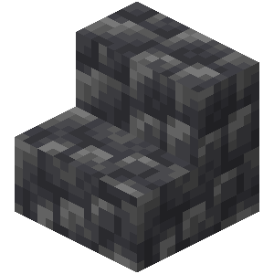 Cobbled Deepslate Stairs — representative authorized Minecraft asset