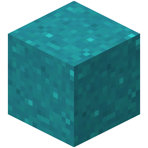 Cyan Concrete Powder — representative authorized Minecraft asset