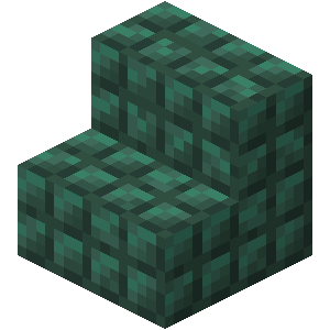 Dark Prismarine Stairs — representative authorized Minecraft asset