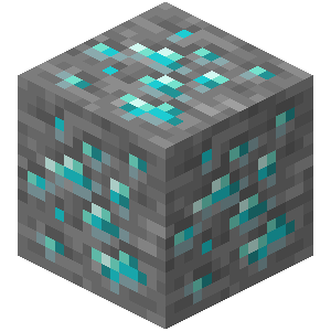 Diamond Ore — representative authorized Minecraft asset