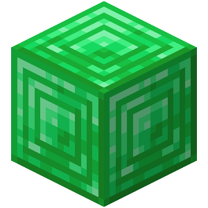 Block of Emerald — representative authorized Minecraft asset