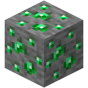 Emerald Ore — representative authorized Minecraft asset