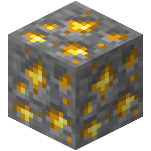Gold Ore — representative authorized Minecraft asset