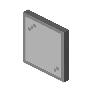 Gray Stained Glass Pane — representative authorized Minecraft asset
