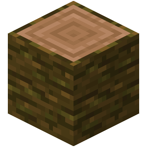 Jungle Log — representative authorized Minecraft asset