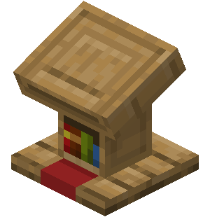 Lectern — representative authorized Minecraft asset