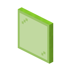 Lime Stained Glass Pane — representative authorized Minecraft asset