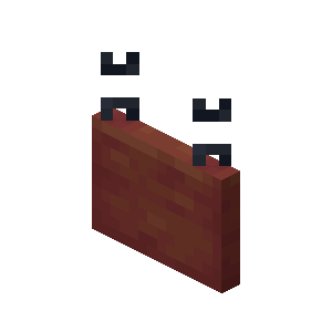 Mangrove Hanging Sign — representative authorized Minecraft asset