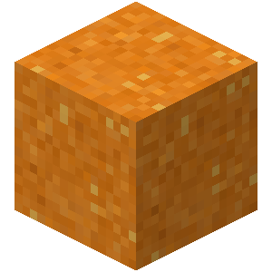 Orange Concrete Powder — representative authorized Minecraft asset