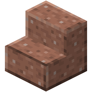 Polished Granite Stairs — representative authorized Minecraft asset