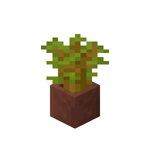 Potted Acacia Sapling — representative authorized Minecraft asset