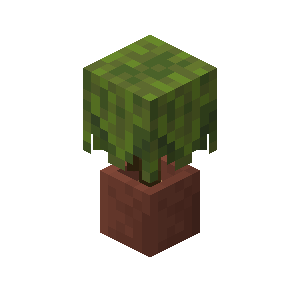Potted Azalea — representative authorized Minecraft asset