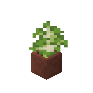 Potted Birch Sapling — representative authorized Minecraft asset