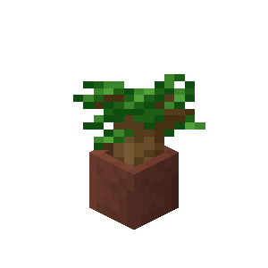 Potted Dark Oak Sapling — representative authorized Minecraft asset