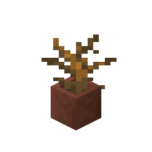Potted Dead Bush — representative authorized Minecraft asset