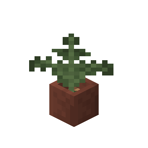 Potted Fern — representative authorized Minecraft asset
