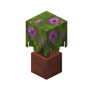 Potted Flowering Azalea — representative authorized Minecraft asset