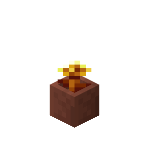 Potted Golden Dandelion — representative authorized Minecraft asset