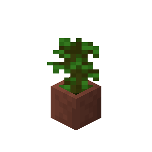 Potted Jungle Sapling — representative authorized Minecraft asset