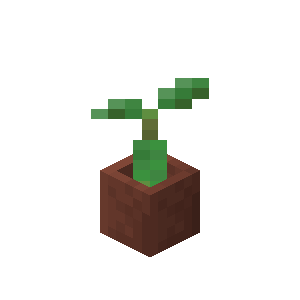 Potted Mangrove Propagule — representative authorized Minecraft asset
