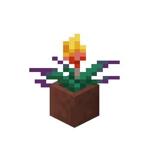 Potted Torchflower — representative authorized Minecraft asset
