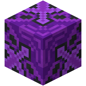 Purple Glazed Terracotta — representative authorized Minecraft asset