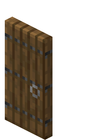Spruce Door — representative authorized Minecraft asset