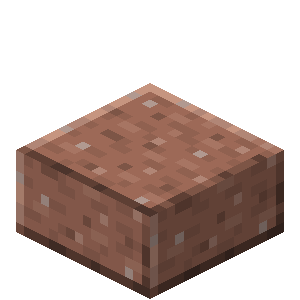 Polished Granite Slab — representative authorized Minecraft asset