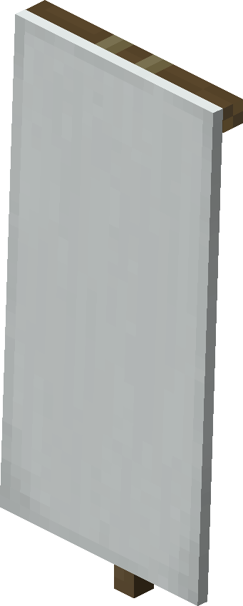 Standing Banner — representative authorized Minecraft asset