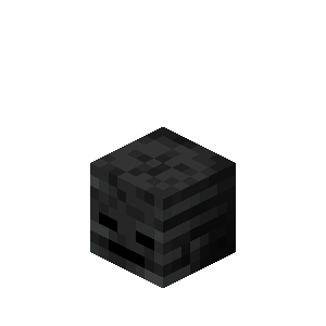 Wither Skeleton Skull — representative authorized Minecraft asset