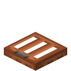 Acacia Trapdoor — representative authorized Minecraft asset