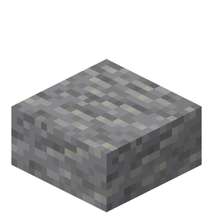 Andesite Slab — representative authorized Minecraft asset