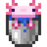 Bucket of Axolotl — representative authorized Minecraft asset