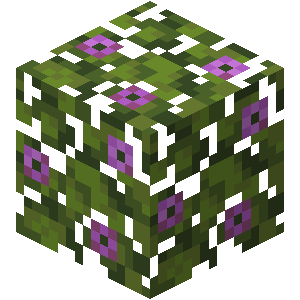 Flowering Azalea Leaves — representative authorized Minecraft asset
