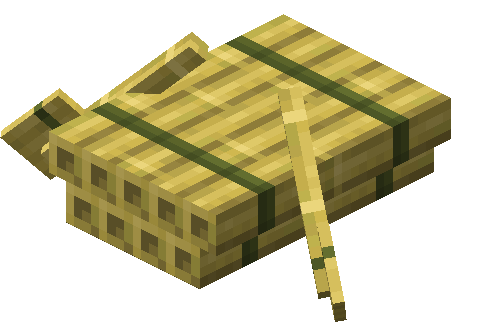 Bamboo Raft — representative authorized Minecraft asset