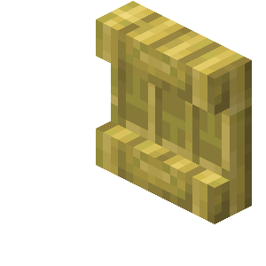 Bamboo Shelf Recipe — representative authorized Minecraft asset