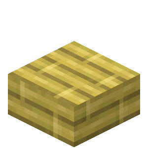 Bamboo Slab — representative authorized Minecraft asset