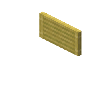 Bamboo Wall Sign — representative authorized Minecraft asset