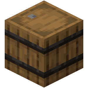 Barrel — representative authorized Minecraft asset