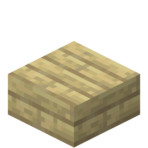 Birch Slab — representative authorized Minecraft asset