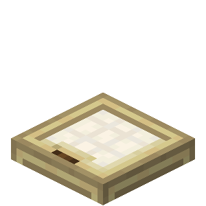 Birch Trapdoor — representative authorized Minecraft asset