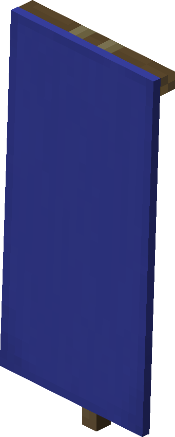 Blue Banner — representative authorized Minecraft asset