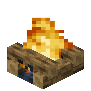 Campfire — representative authorized Minecraft asset