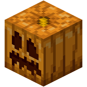 Carved Pumpkin — representative authorized Minecraft asset