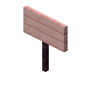 Cherry Sign — representative authorized Minecraft asset