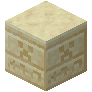 Chiseled Sandstone — representative authorized Minecraft asset